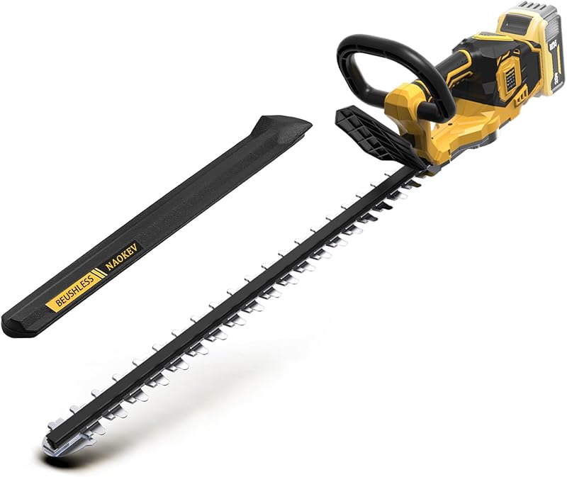 Cortasetos inalámbrico para batería Dewalt 20 V MAX (sin batería), cortasetos eléctrico de 20 pulgadas, motor sin escobillas, potente y ligero, 4.4 libras