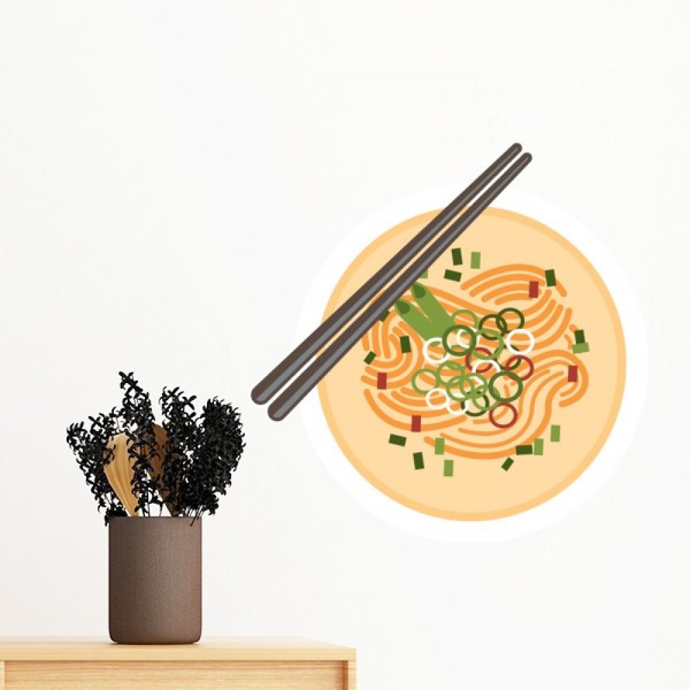 Papier peint amovible culture chinoise sticker mural cuisine 80cm DIY