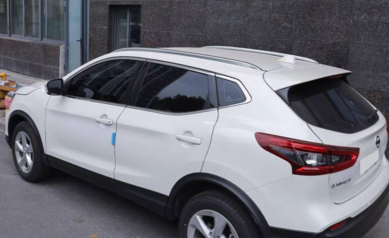 Roof Rails Fit for Nissan Qashqai J12 1.3T 2024 2025 2026 Side Rails Roof Rack Crossbars Crossbar Cargo Bars Luggage Carrier Silver OE-Style
