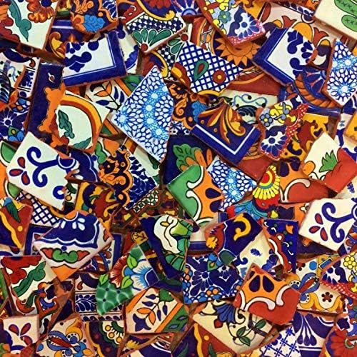 Broken Mexican Tile for Murals and Mosaics! 25 pounds, New! Best Deal! ⭐⭐⭐⭐⭐