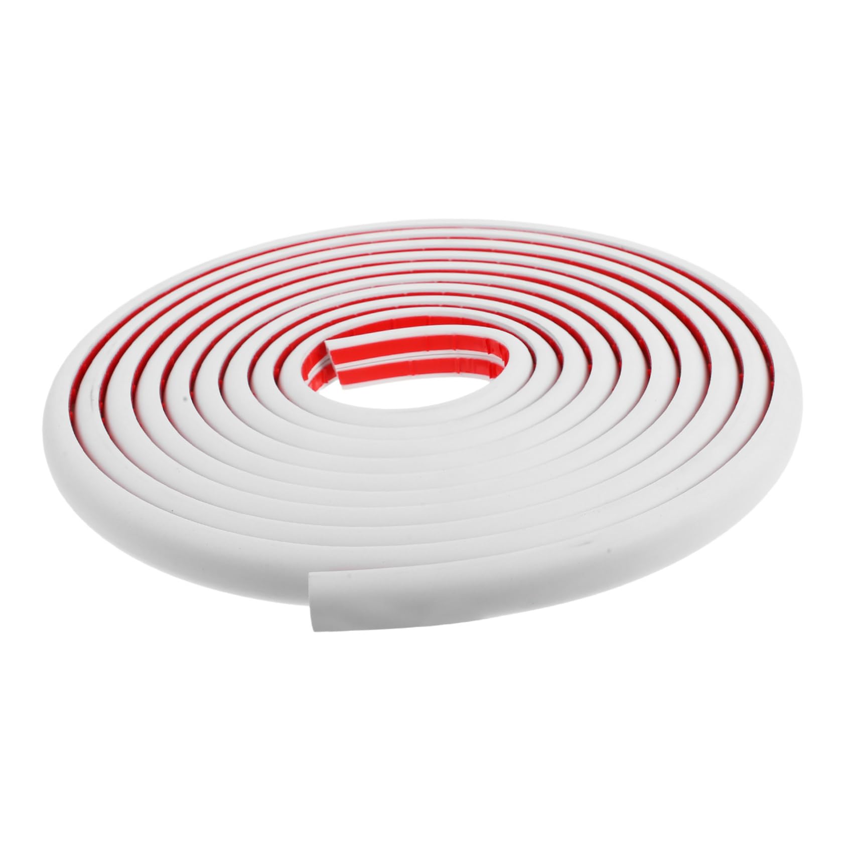 Canaleta de Cables de PVC Blanco Autoadhesiva para Suelo