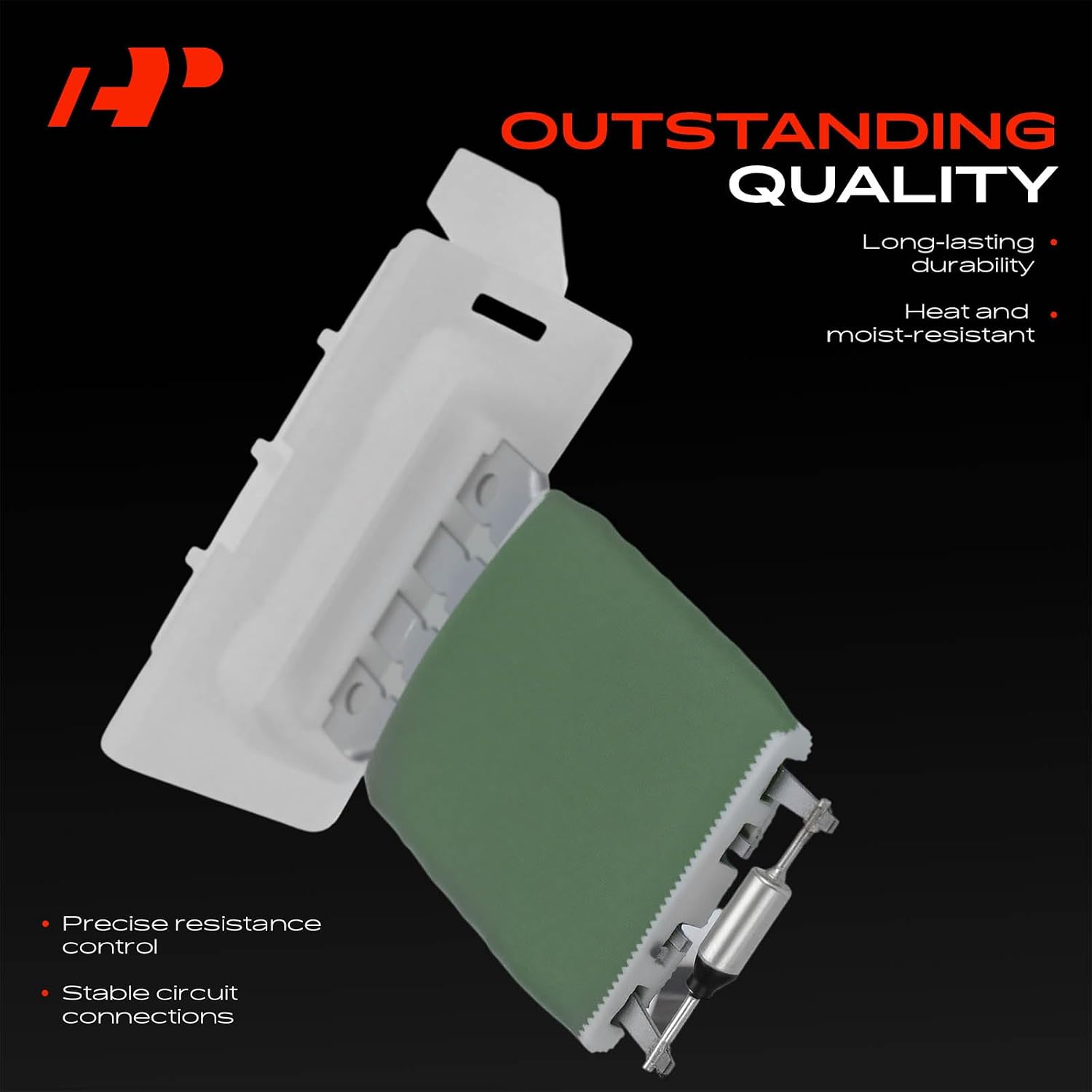 A-Premium Front HVAC Blower Motor Resistor Compatible with 1K0959263A Volkswagen Jetta 2005-2014 Passat 2006-2010 Tiguan 2009-2017 Beetle Golf CC Eos GTI R32 Rabbit