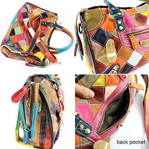 Bolso Tote Vintage de Cuero para Mujer miniatura 3