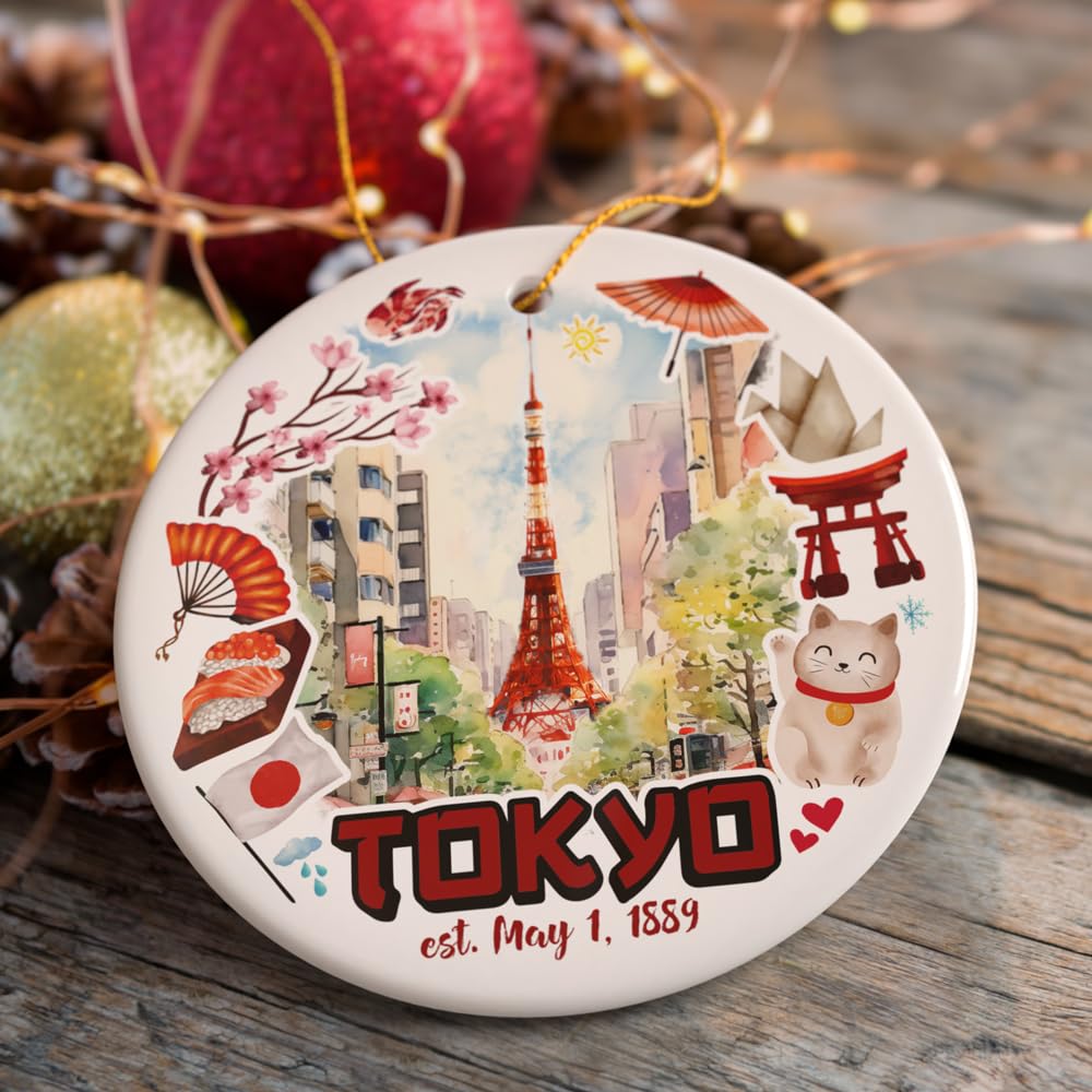 オールドジャパン  米国輸出用 クリスマス陶器置物 Amazon.com: Artistic Tokyo Cultural Heritage Ornament, Japanese