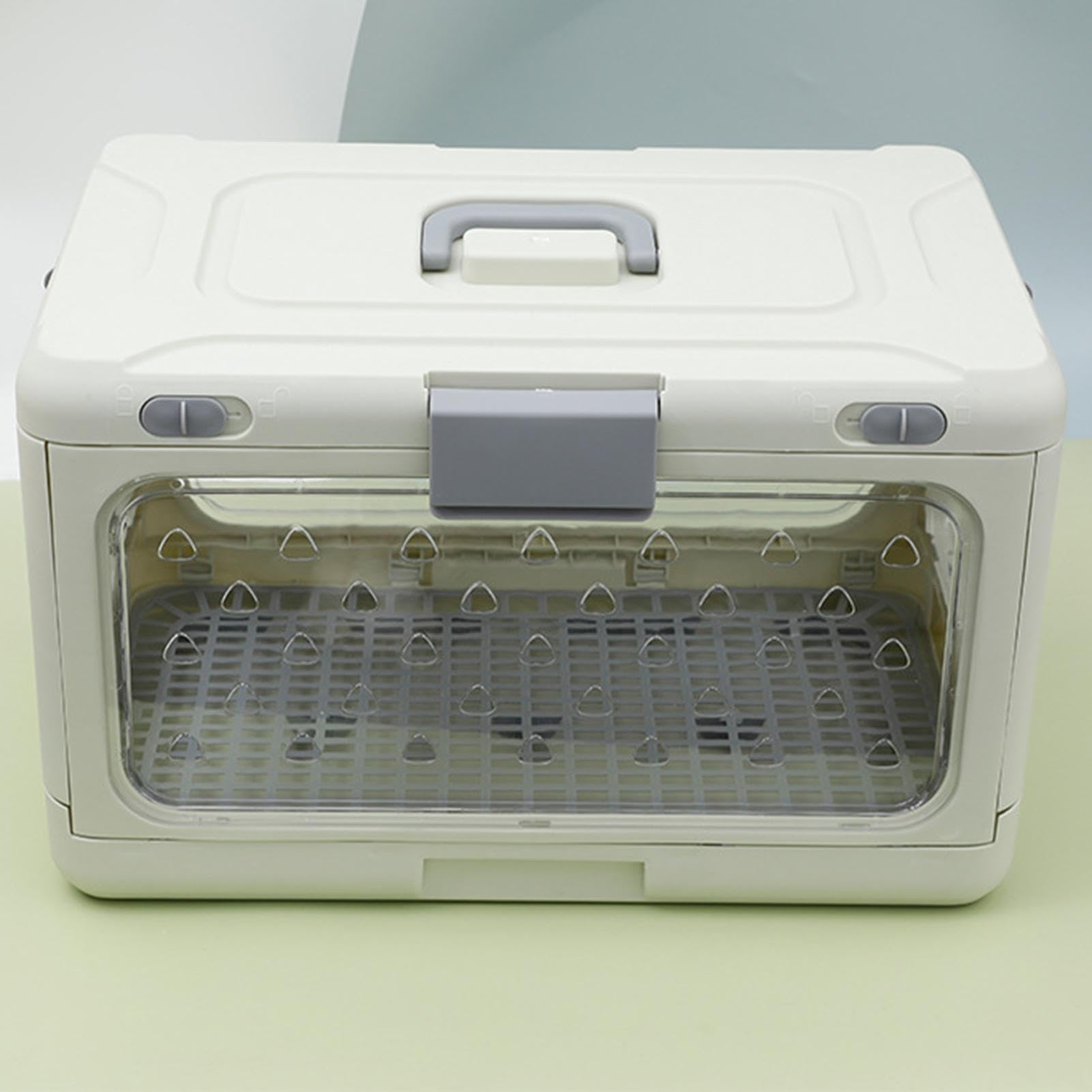 Nosidełko podróżne dla psa, twarde pudełko do przenoszenia zwierząt domowych – twarda buda dla psa, dla kociaka, szczeniaka, wycieczka samochodowa, wędrówki, jazda na rowerze, wycieczki na świeżym