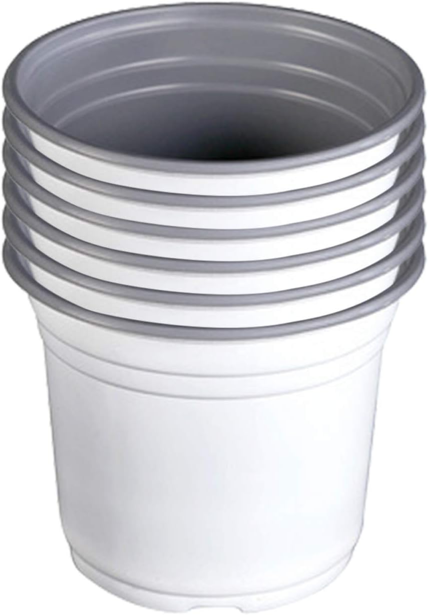 Sucpur 6 Pack 1.5Gallon Plastic Plants Nursery Pots