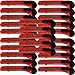 25x Bulk Red Utility Knife Box Cutters Snap Off Blade
