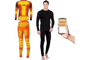 Electric Heated Underwear Suit Winter Gear for Motorcycle