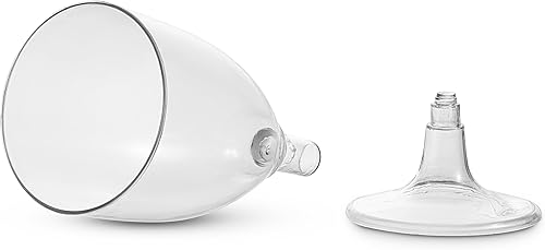 Miniatura 7 de JoyServe Copas de vino desechables de plástico a granel de 7 onzas (paquete de 24) copas de vino de plástico transparente sin BPA con tallo y vasos