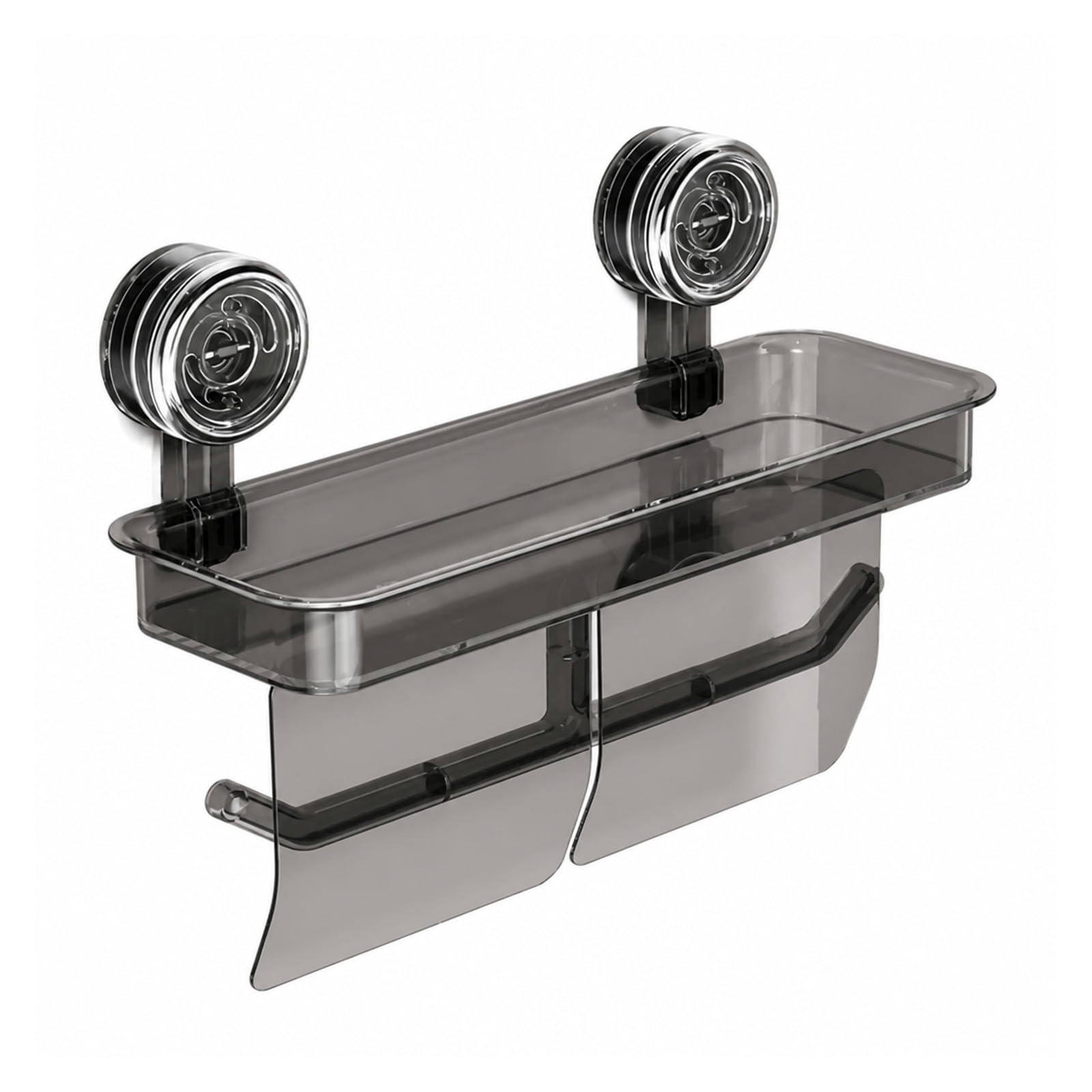 Toilet Roll Holder, Wall Mounted Suction Cup Tissue Holder,for Bathroom