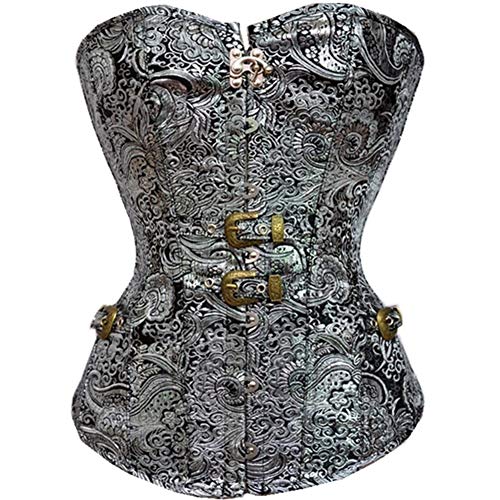 Corset Overbust Lace up e-girl idéal pour soirées et festivals rétro gothiques