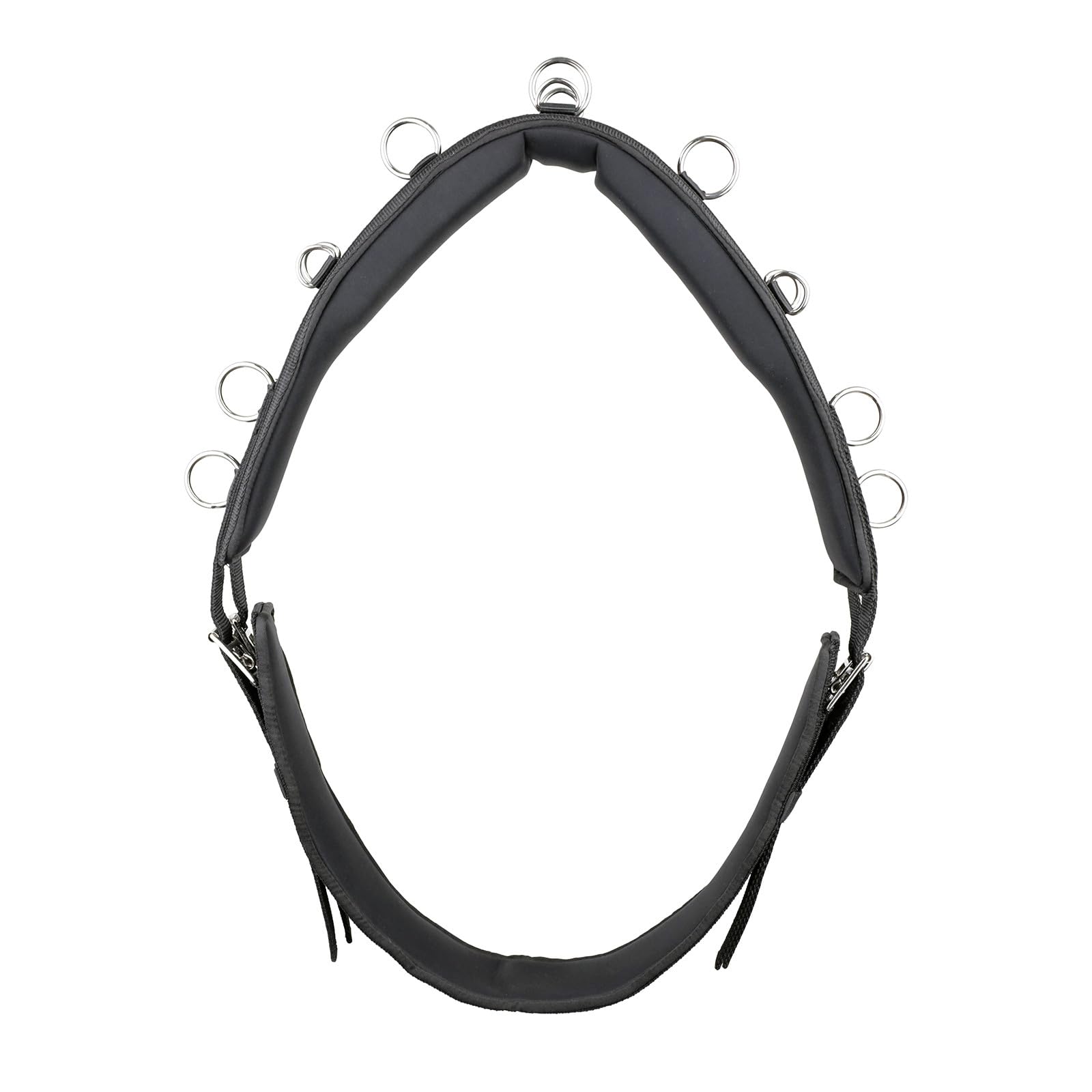 Kieffer Longiergurt Essentials Circle, schwarz (Vollblut)