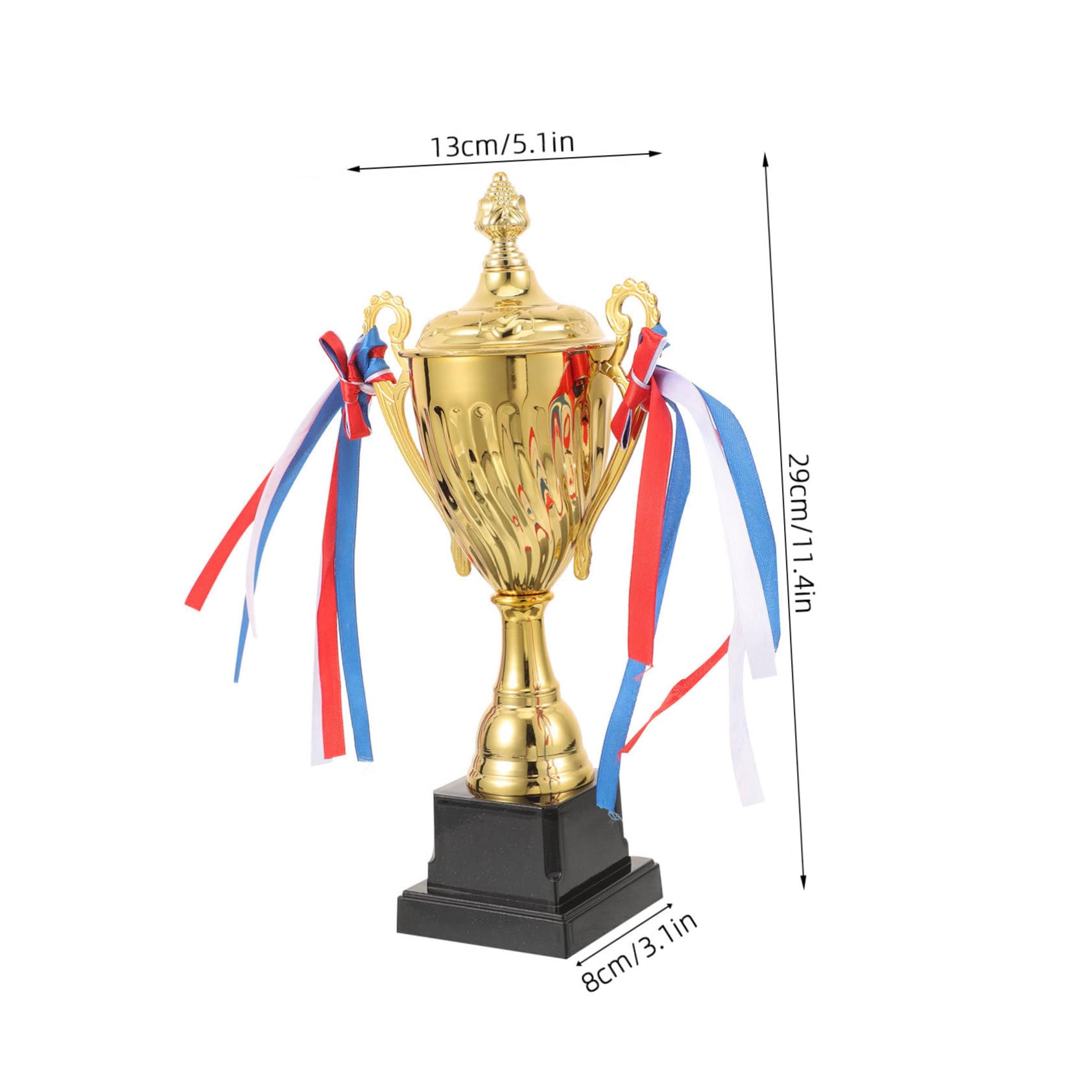 Toyvian Sportivo Metallo Coppa Premio Basket con Base per Tornei Scolastici e Cerimonie Onore