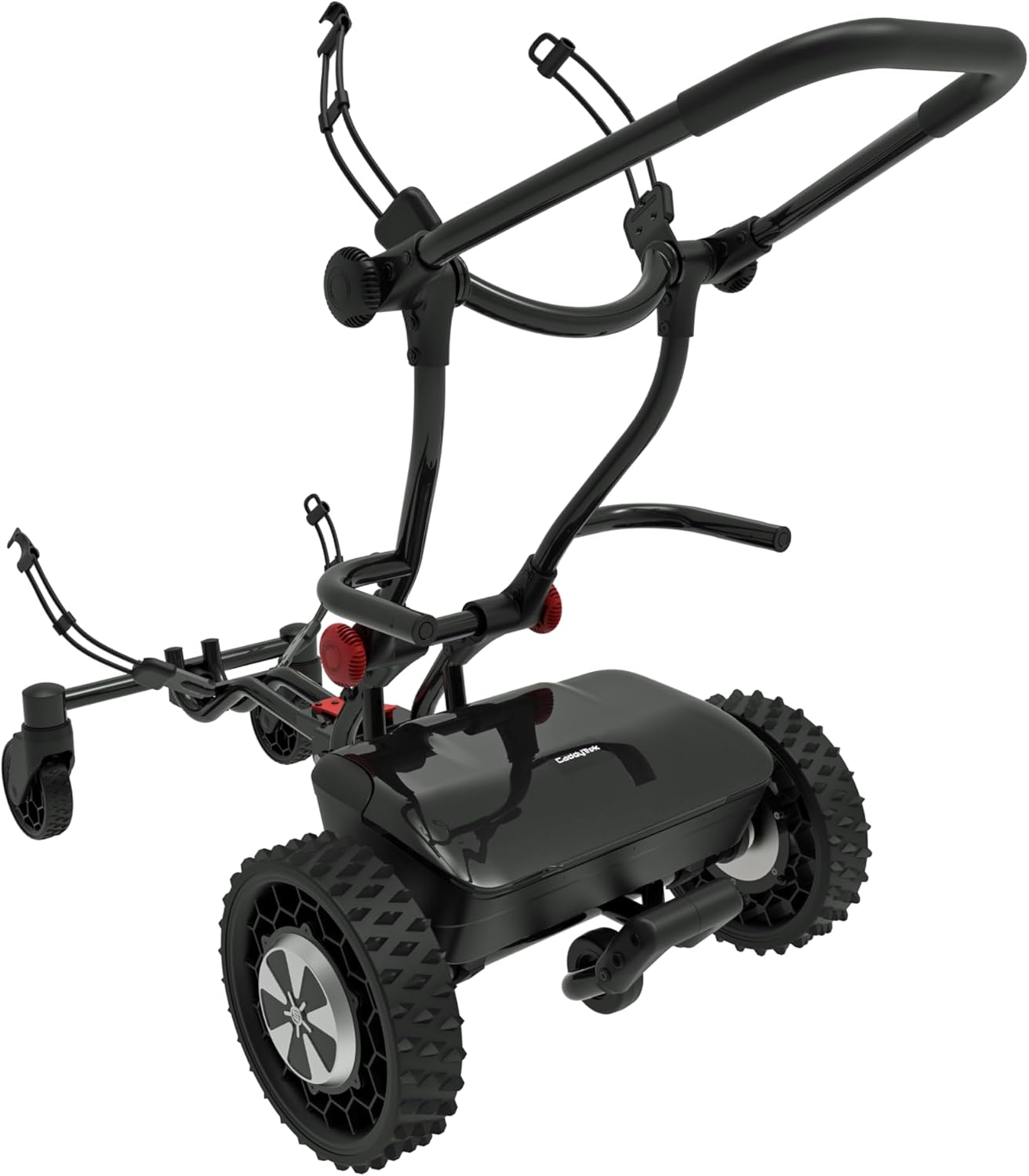 CaddyTrek R2 Electric Golf Follow Cart (Black)
