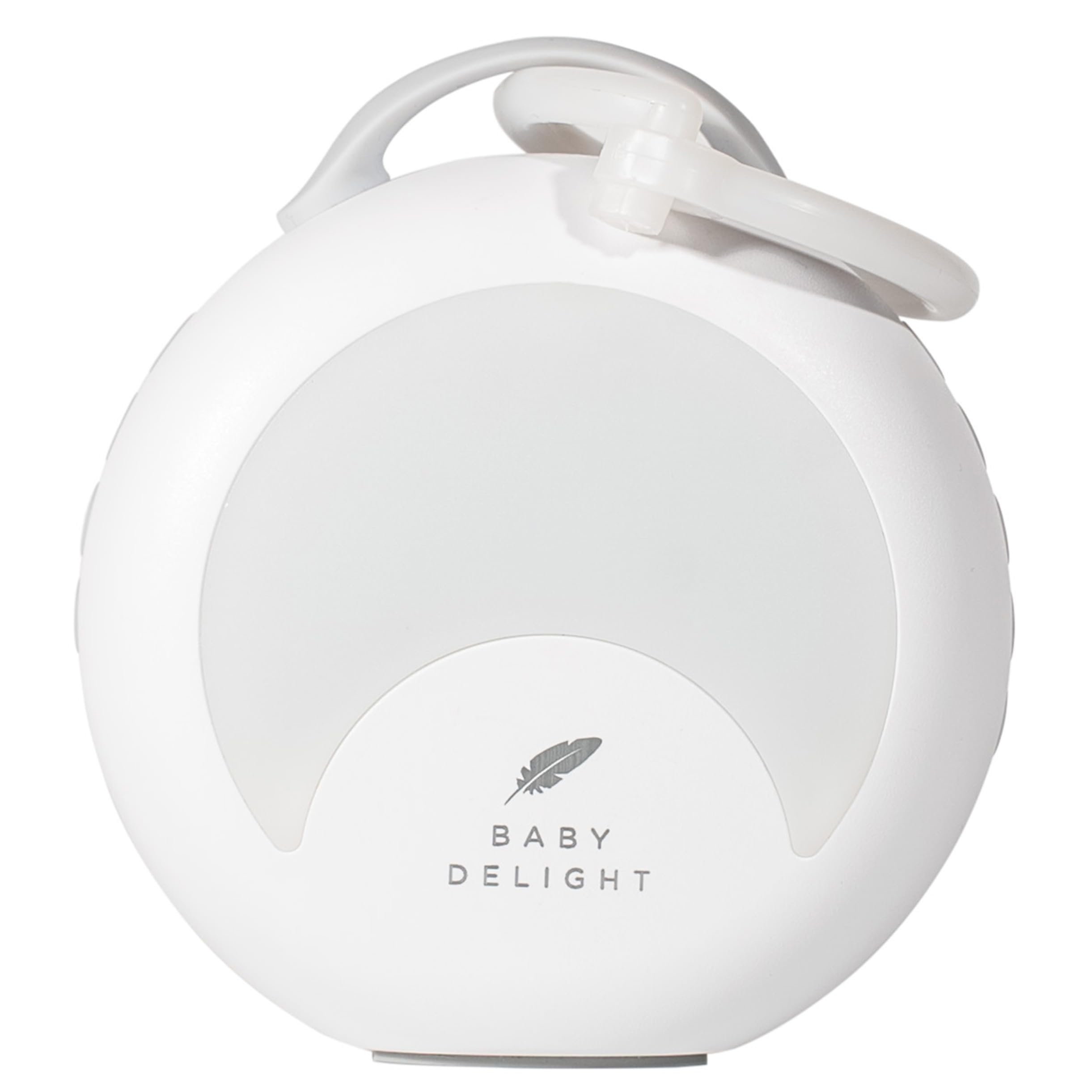 Baby Delight Tautropfen-Soundmaschine, tragbare Baby-Geräuschmaschine und Reise-Nachtlicht, 30 Schlafgeräusche, Schlaflieder, Naturgeräusche, weißes Rauschen und mehr, 8 Lichtfarben