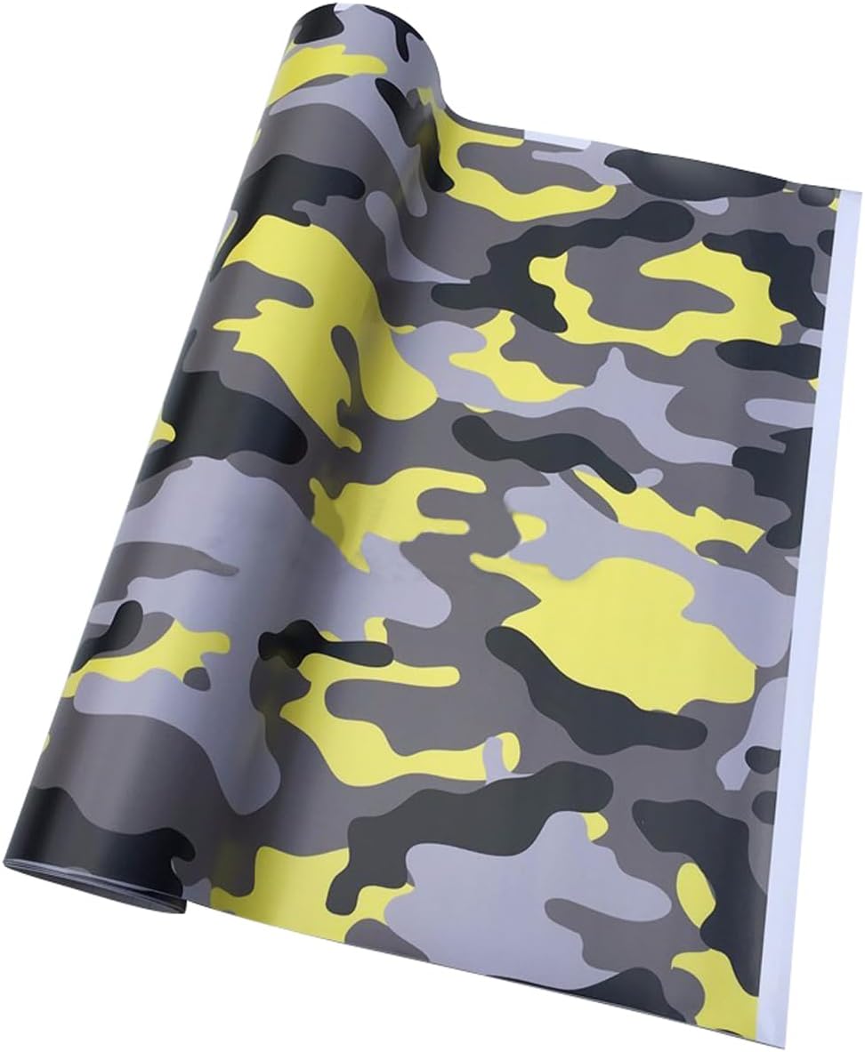ECYC Ltd 19.6" x 60" Digital Camouflage Vinyl Wrap Camo Vinyl Car Wrap Film Roll Self Adhesive Wallpaper Waterproof Car Sticker Decal Air Release Vinyl Wrap for DIY Wrapping Vehicle Motorcycle