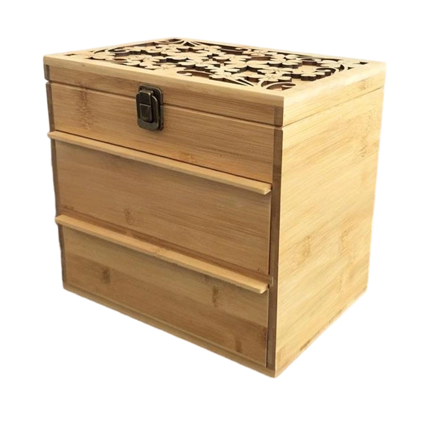 Boîte en bois pour huiles essentielles, présentoir et organisateur pour chambre à coucher
