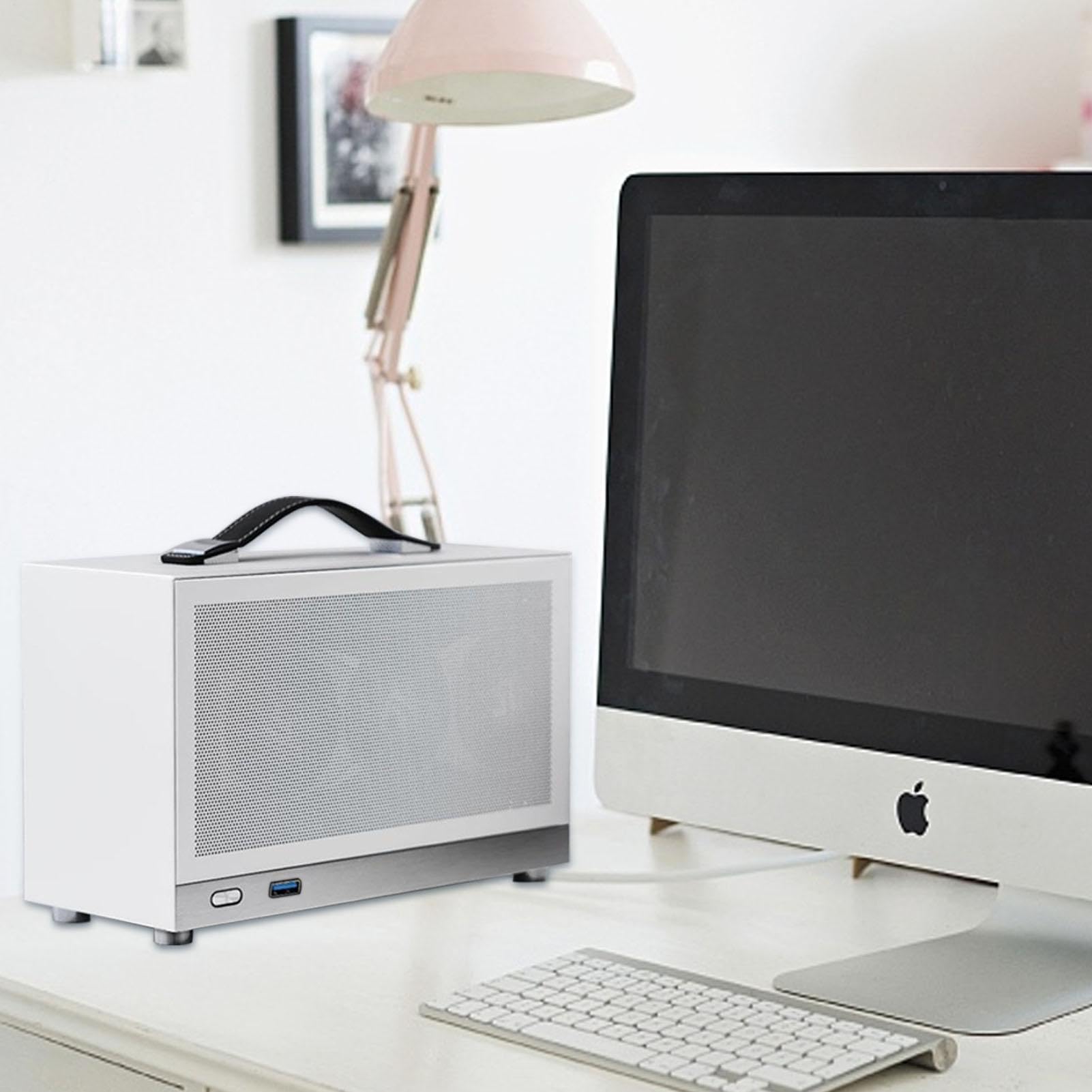 Boîtier d'ordinateur Mini ITX Boîtier d'ordinateur Mini ITX PC Châssis | Châssis de bureau Boîtier d'ordinateur USB Boîtier d'ordinateur domestique