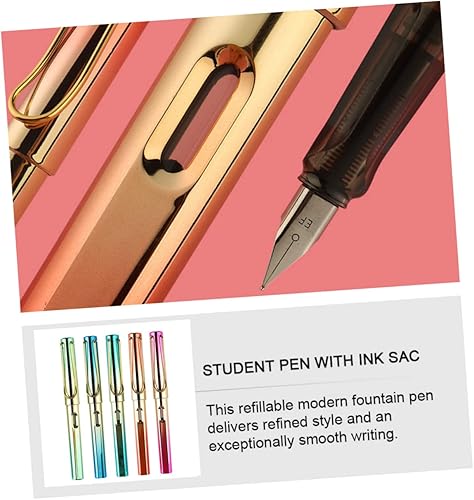 Miniatura 5 de Ciieeo Bolígrafos de colores, 15 unidades, bolígrafos de regalo de oficina, bolígrafos estilográficos desechables con tinta para escribir, bolígrafo