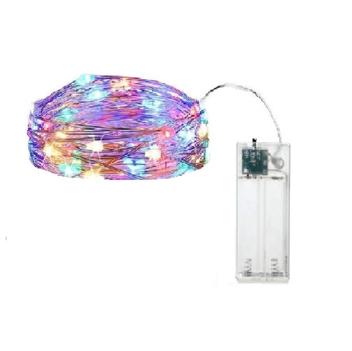 30 LED Fairy String Lights 3 Meter Battery Powered Waterproof for Diwali Chirstmas New Year Festival Wedding Gifting Indoor Outdoor Decoration (Multicolor, Pack of 1)-image-11
