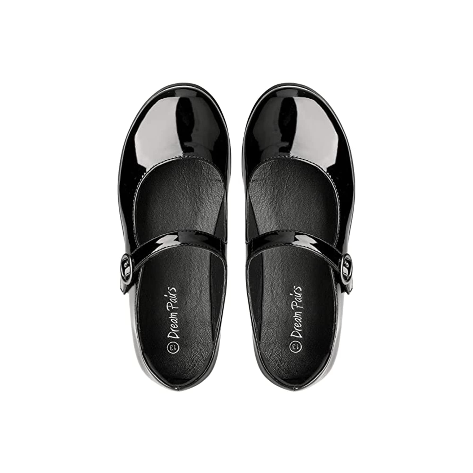 DREAM PAIRS Ballerines Fille Mary Jane Strap Chaussures Plates Ballerine Princesse | Mary Jane - Chaussures plates - Élégantes - Imperméables - Antidérapantes