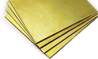 Zkenshan-Copper Sheet Brass Strip Copper Sheet Foil Metal Thin Plate Latten Thickness 0.5/0.8/1/1.2/1.5/2./2.5/3mmx100x100mm, 1pc, High Purity and Durable (Specification : 2x100x100)