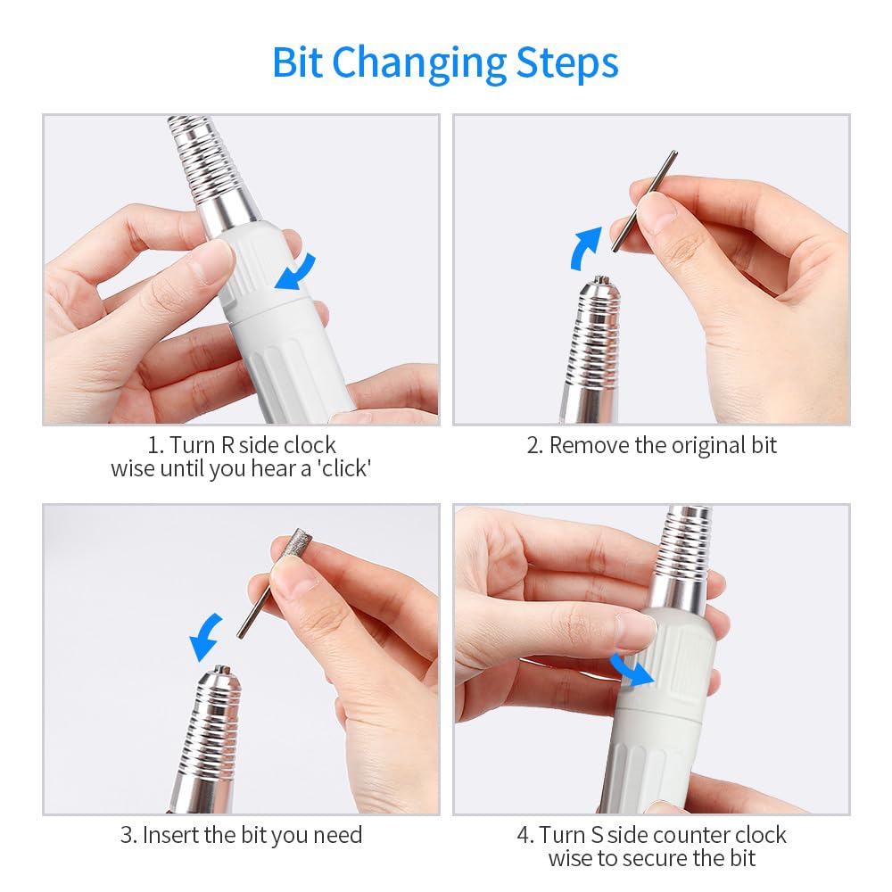 STRONG 207B 65 POWER SERIES ネイルマシン 2セット Amazon.com: Strong 207B 35000RPM 65W Electric Manicure Drill for
