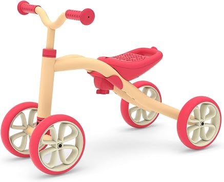Chillafish CPQD01PEA Quaddy Peach Tricycle/Quad Bike Training Bike