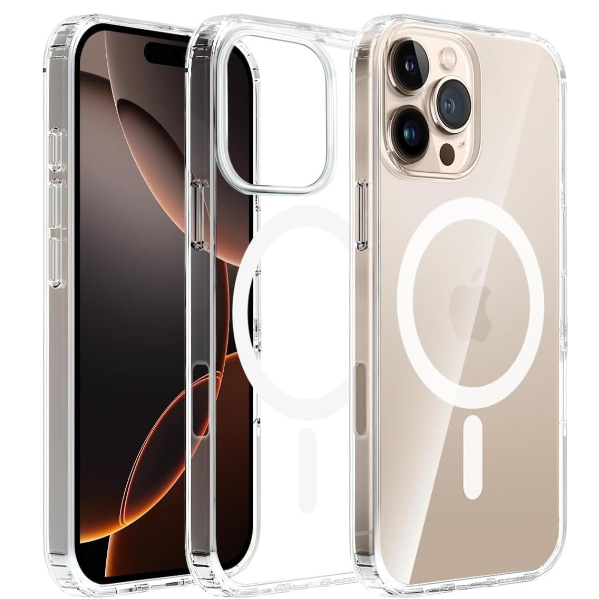 Since New iPhone 16 Pro Max Case Revolutionary iCrystal Tech Clear Cover, MIL-Grade Protection, Anti-Scratch, Camera Protective, Magnetic Ultra Slim iPhone 16 Pro Max 6.9"