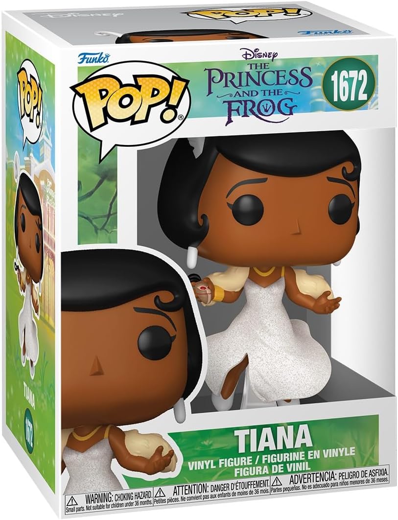 Funko Pop! Disney: The Princess and The Frog - Tiana with Glitter - Collectable Vinyl Figure - Gift Idea - Official Merchandise - Toys for Kids & Adults - Princesses Fans
