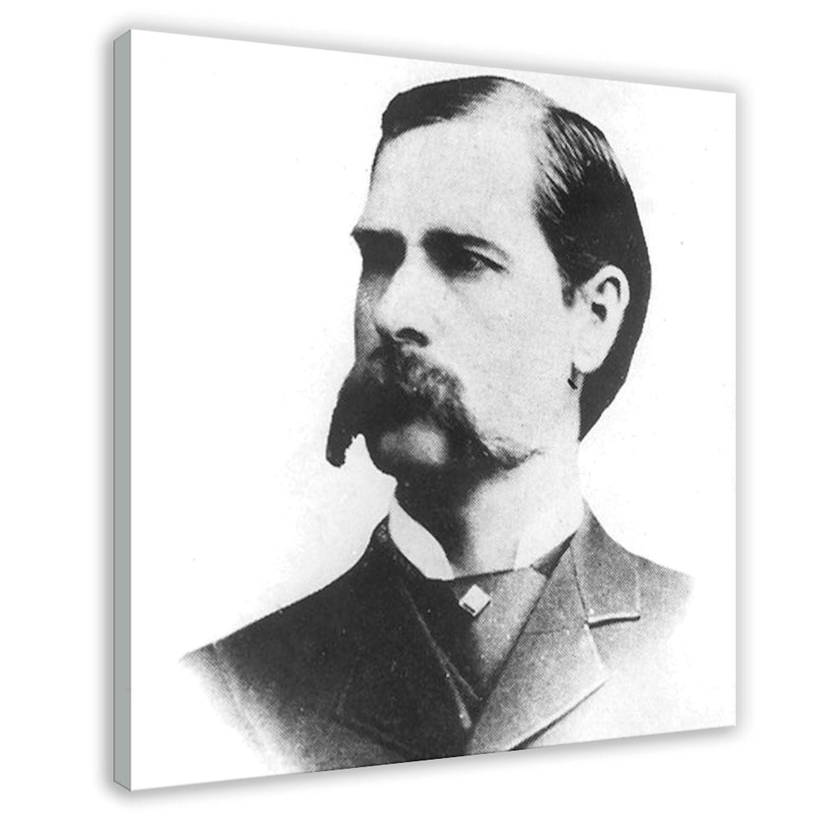 Cowboy américain Wyatt Earp toile décorative de bureau rétro 1923