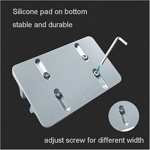 Miniatura 6 de Vertical ajustable portátil portátil soporte de aluminio portátil soporte base soporte para MacBook Pro aire accesorio HC001