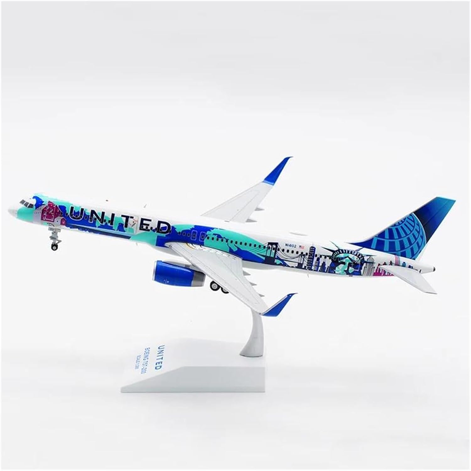 1 200 for B757-200 N14102 LH2269 United Airlines Die-cast Metal Alloy Aircraft Model Hobby Playgame Kit