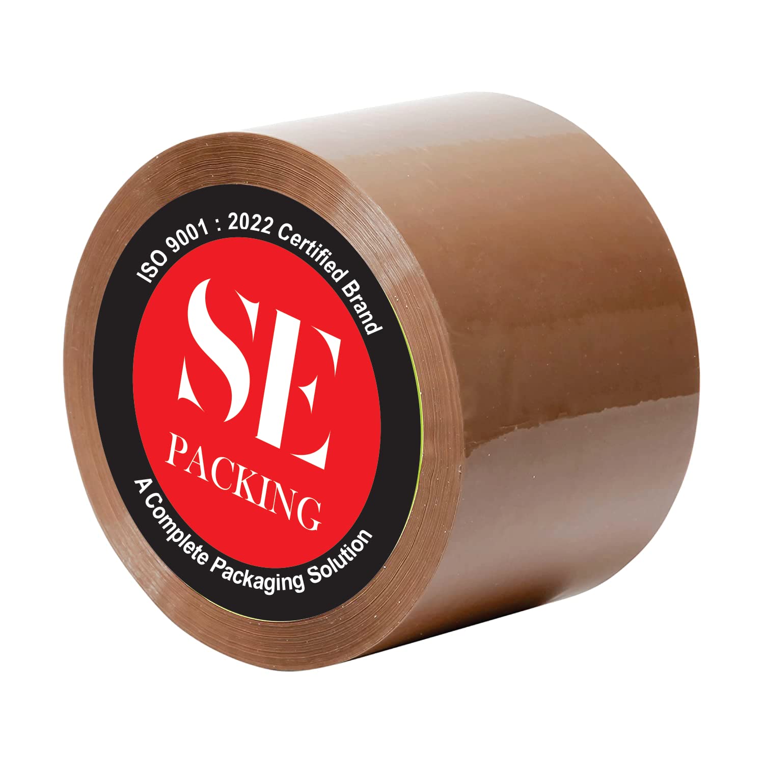 SE Packing BOPP Brown Packaging Tape, 48 mm X 65 Meter Guarantee, Pack of 12
