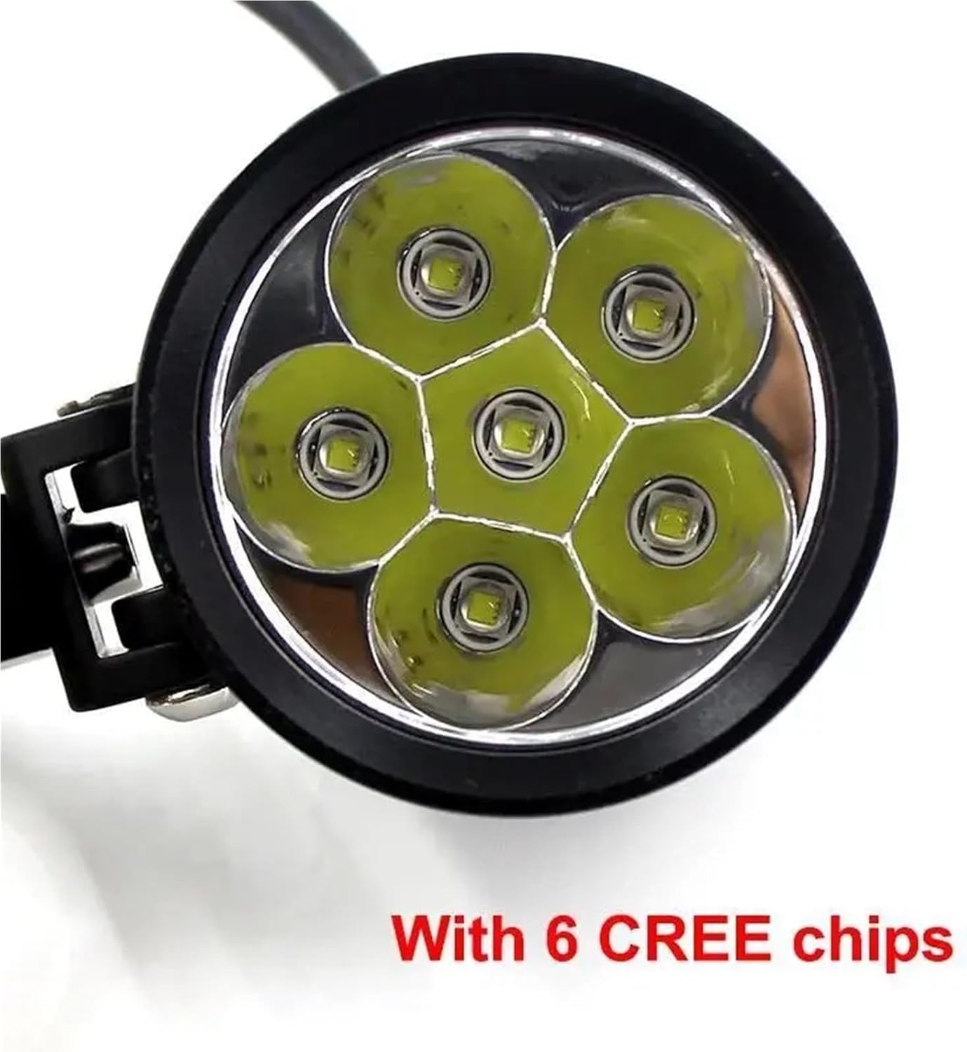 バイクヘッドライト ユニバーサル L6X ヘッドライト LED オートバイ バイク 8000LM モトスポットライト 防水 フォグス