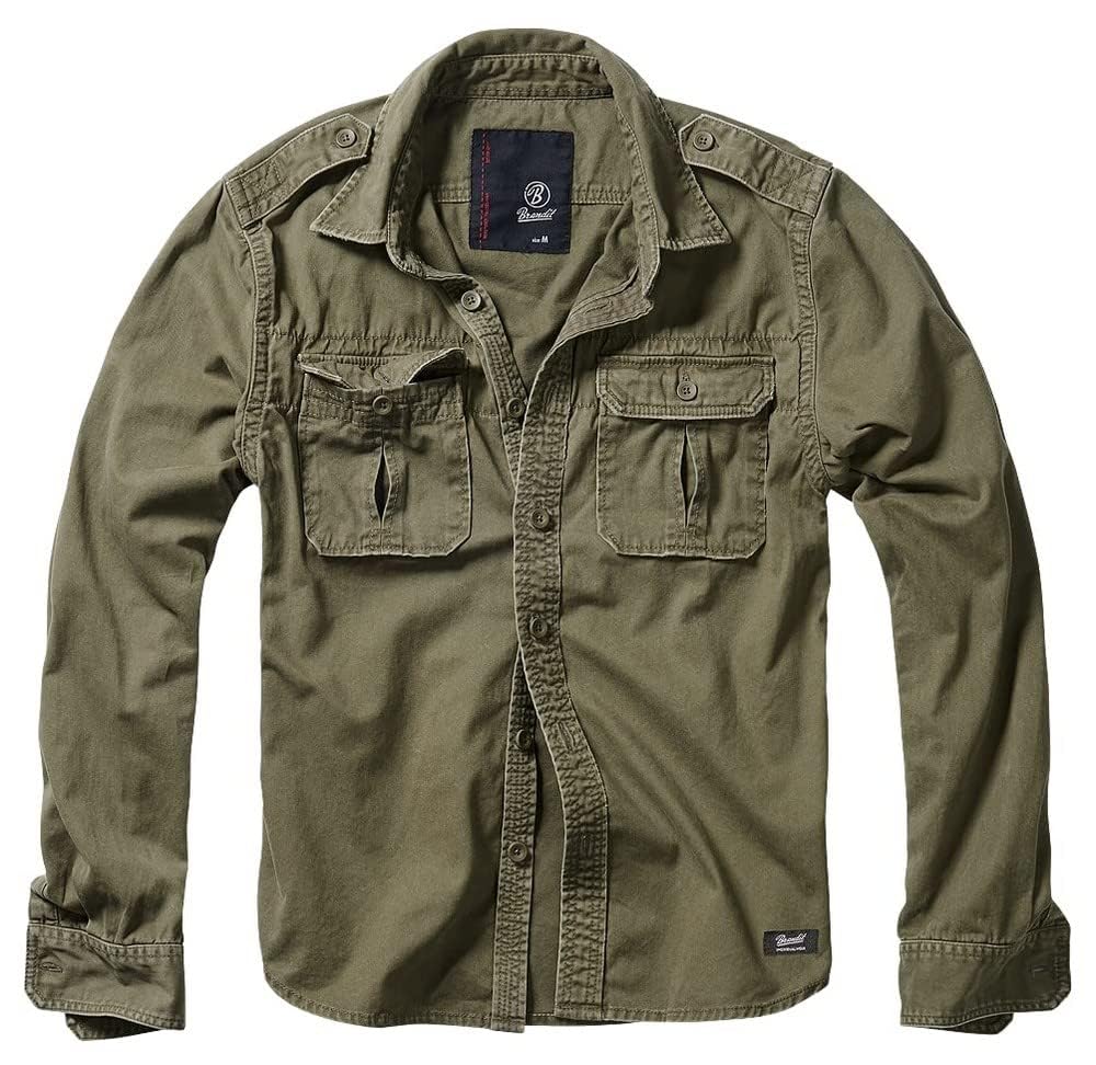 Brandit Camisa A Cuadros Hombre Camisa De Franela