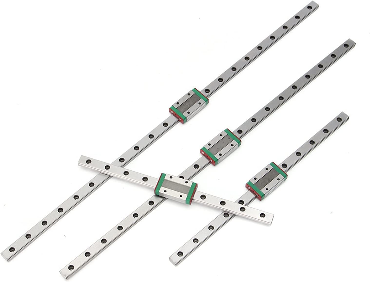 MYHYZZ Machifit MGN12H 100-1000mm دليل السكك الحديدية الخطية دليل انزلاق كتلة كتلة cnc للجهاز انزلاق خطي (Guide Length : 150mm)