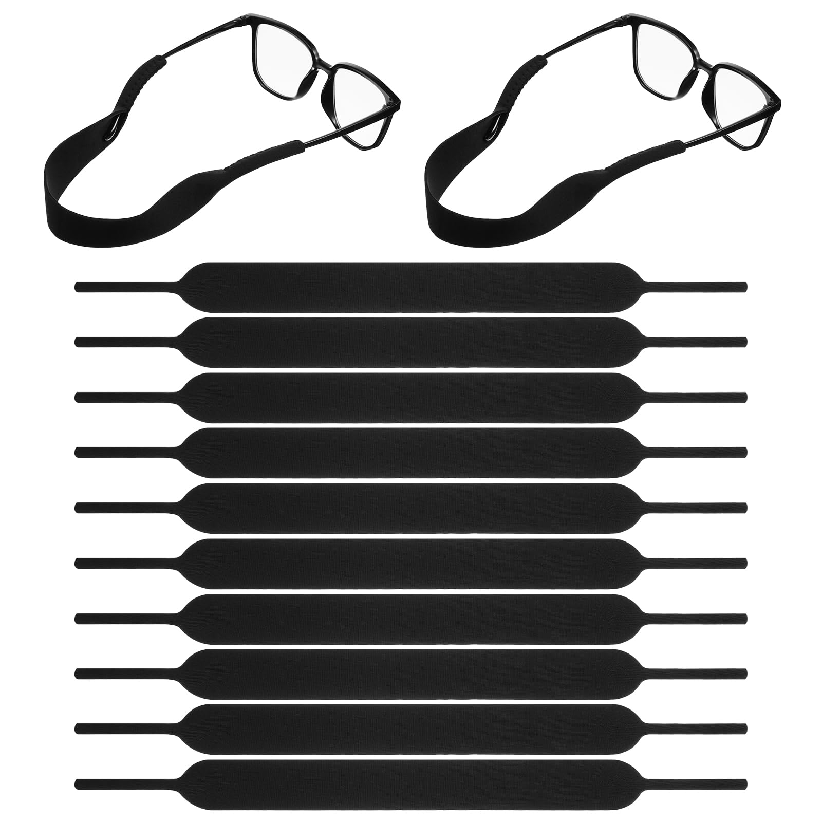 Frienda Neoprene Sunglasses Floating Straps,33 Cm,Black