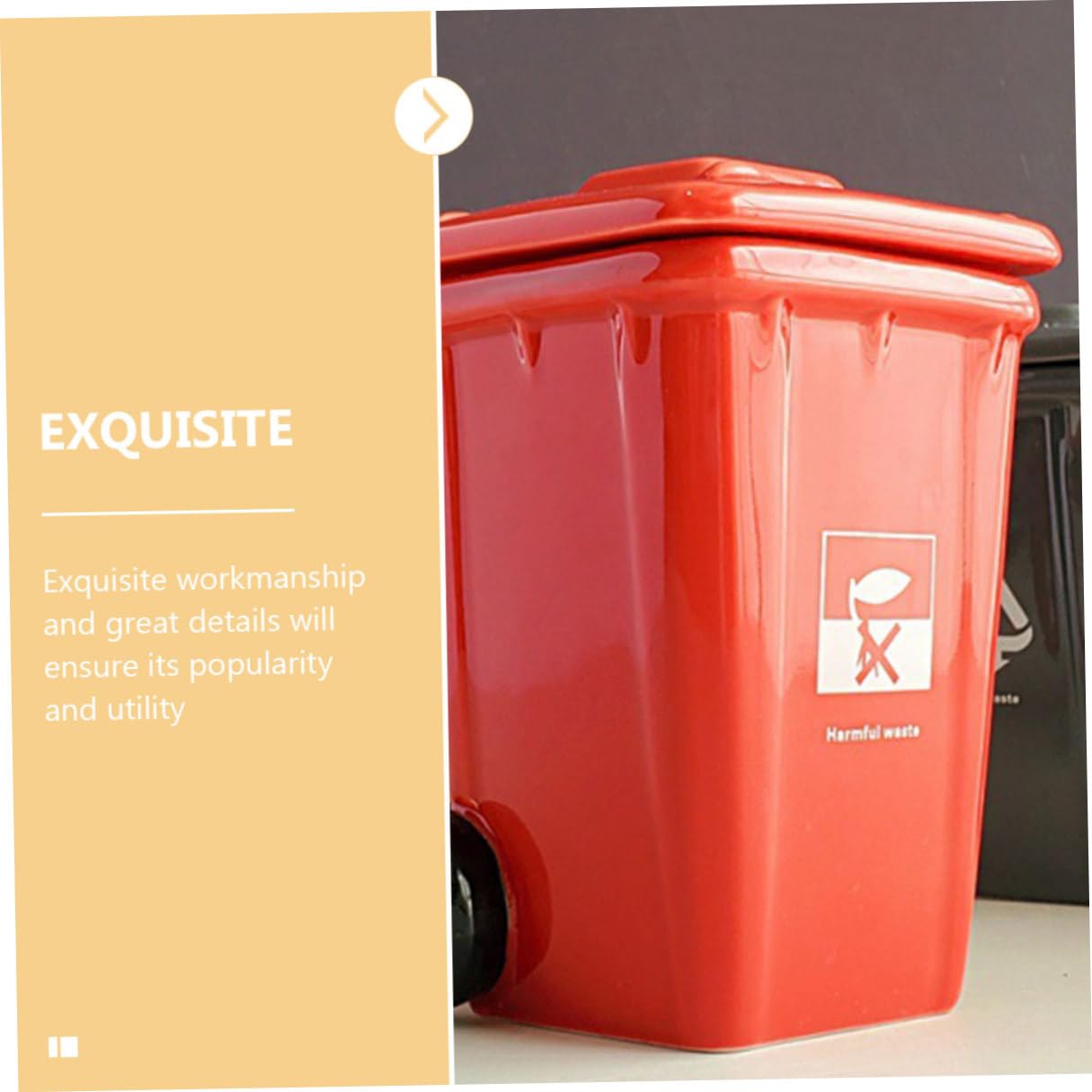 VANZACK Keramik Kaffeebecher 400ml Rot mit Gesundem Ergonomischem Design und Dekorativem Stil Verschleißfester Kaffeetasse für Zuhause und Büro