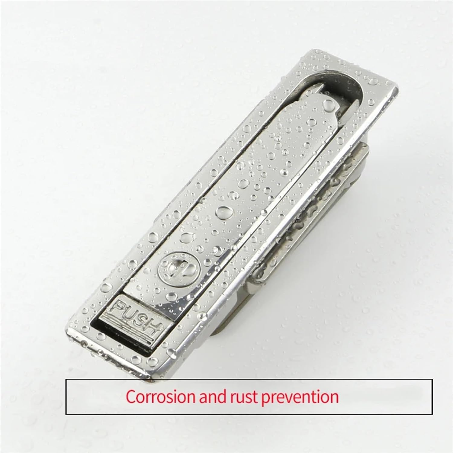 MS712 Plane Lock 316 Stainless Steel Ms713 with Hanging Optical Cable Junction Box Communication Cabinet Lock Lithium Battery 1Pcs(MS713 Without Hook)