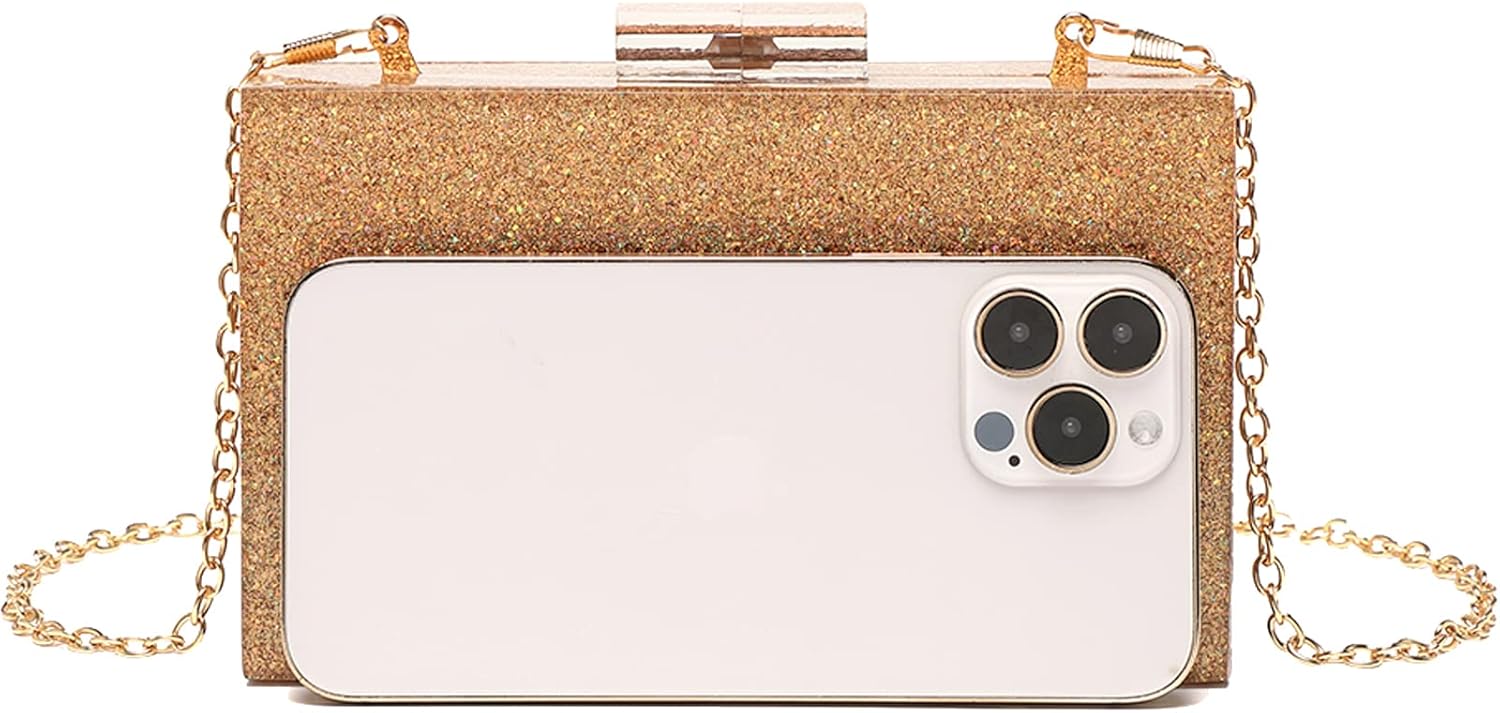 LETODE Acrylic Clutch Bags Purse Perspex Bag Handbags for Women - Image 5