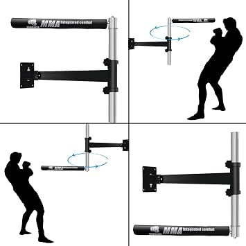 INNOLIFE Boxing bar Punching Speed Trainer Light Weight Spinning Bar Wall Mount Easy Set up