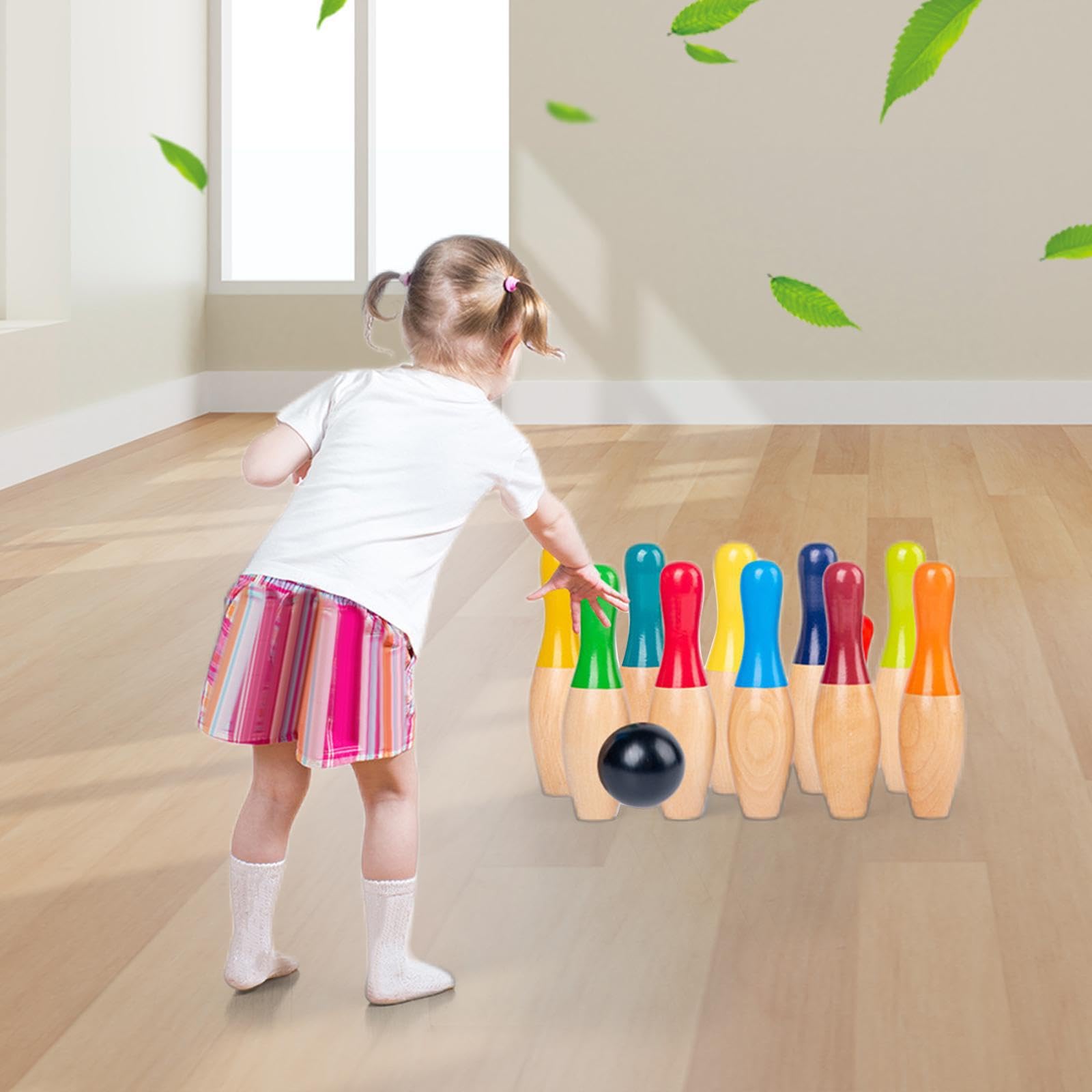 Interazione Tempo libero Gioco per famiglie Il supporto consente connessioni significative attraverso il gioco della palla da bowling per bambini