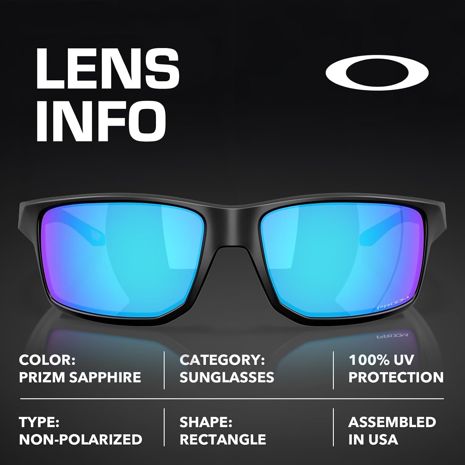 Oakley GIBSTON XL OO9470 Rectangle Shape Sunglasses With Official Eyewear Kit
