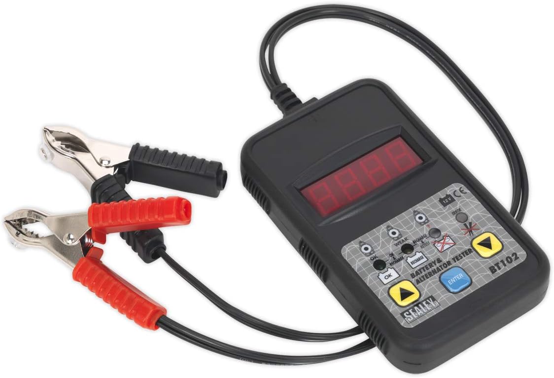 Sealey Bt102 Digital Battery And Alternator Tester 12V