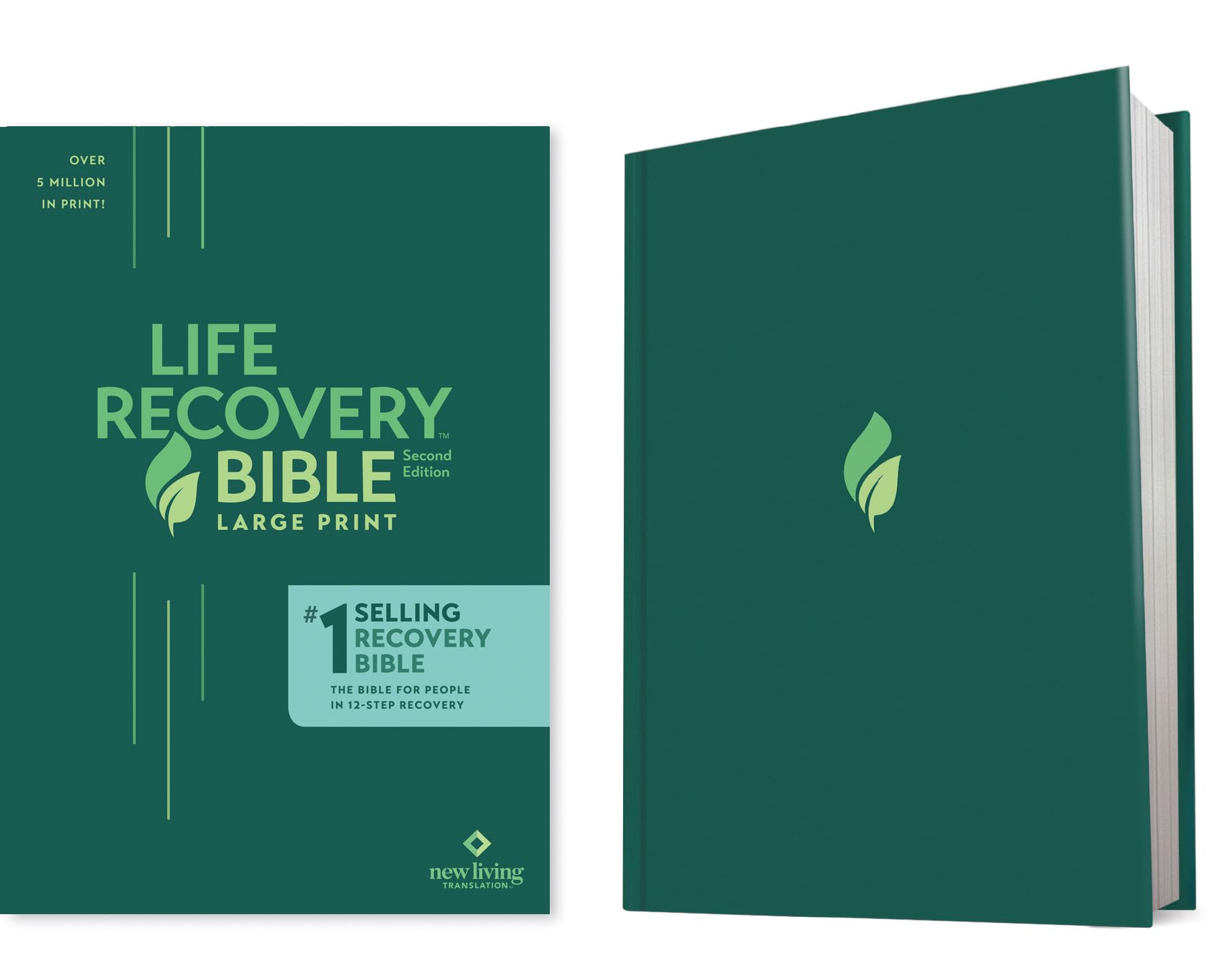 NLT Life Recovery Bible, Second Edition, Large Print (Hardcover) by Tyndale