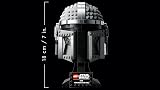 LEGO Star Wars The Mandalorian Helmet Model Building Kit, Collectible Display Set for Adults, Gift Idea for Men, Women, Him or Her 75328 - 9