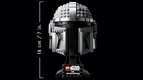LEGO Star Wars The Mandalorian Helmet Model Building Kit, Collectible Display Set for Adults, Gift Idea for Men, Women, Him or Her 75328 - 9