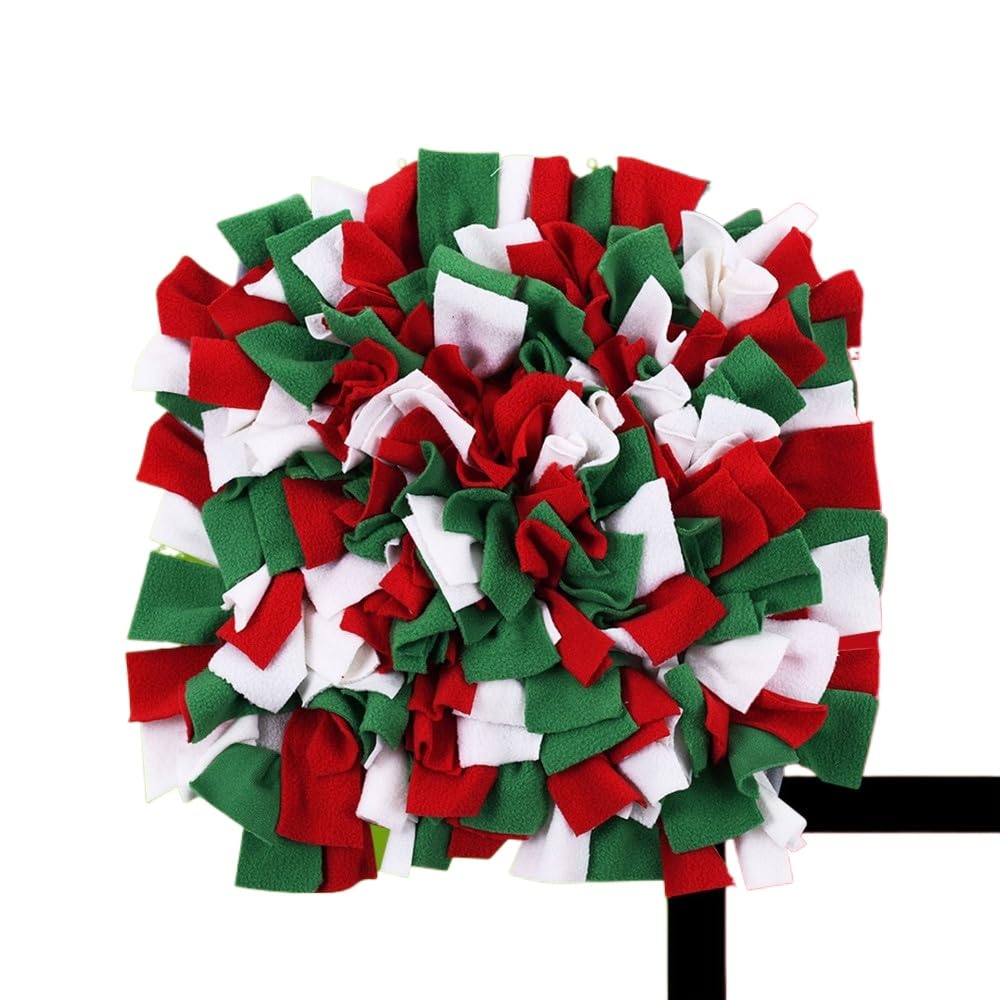 DAFORERAL Mini Square Snuffle Mat for Small Pets, Interactive Nose Work Toy for Rabbits Hamsters Dogs, Fun Foraging Pad for Boredom Relief and Energy Release (A04)