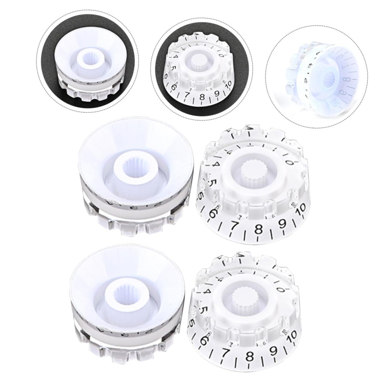 ifundom 6pièces Boutons De Potentiomètre De Volume Pour Guitare Électrique Et Basse Design Pratique Et Installation Facile Compatible Majorité Des Instruments Musique ifundom 6pièces Boutons De Potentiomètre De Volume Pour Guitare Électrique Et Basse Design Pratique Et Installation Facile Compatible Majorité Des Instruments Musique